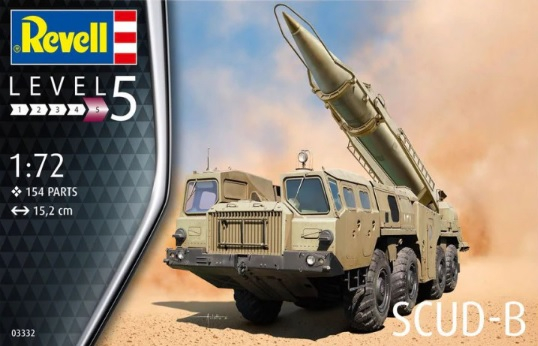 Сборная модель Советский ракетный комплекс SCUD-B