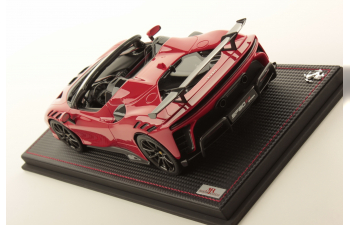 FERRARI Sf90 Xx Stradale Spider (2024) - Con Vetrina - With Showcase, Rosso Corsa - Red Black