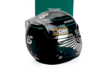 STILO Casco Helmet F1 Lance Stroll Team Aston Martin Aramco Cognizant №18 Season (2023), Green