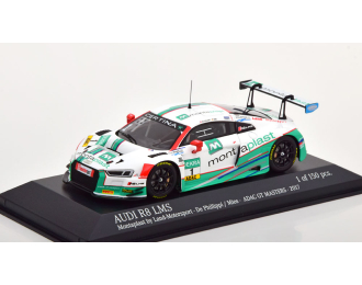 AUDI R8 Lms Ultra Team Montaplast Motorsport N 1 Adac Gt Masters 2017 De Phillippi - Mies, White Green