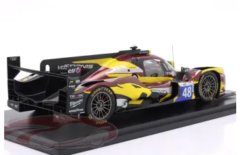 ORECA 07 Gibson Gk428 4.2l V8 Team Vds Racing №48 2nd Lmp2 Class 24h Le Mans (2025) Oliver Gray - Esteban Masson - Franck Perera, Red Yellow