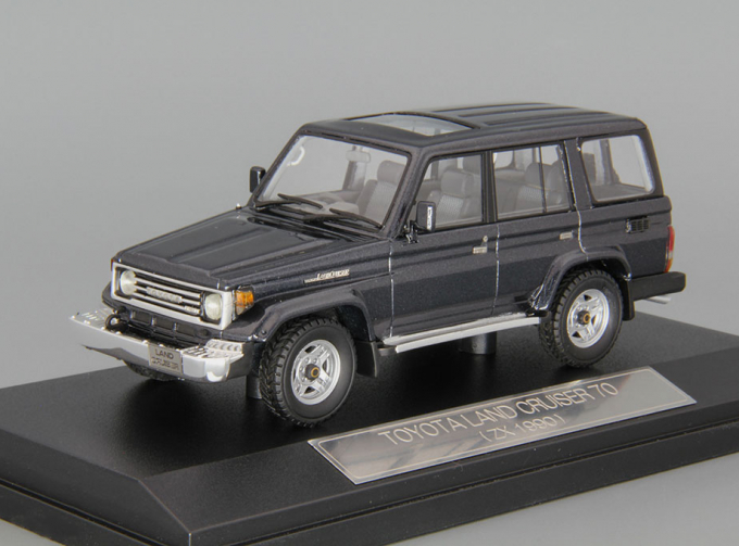 TOYOTA Land Cruiser 70 ZX (1990), dark bluish gray