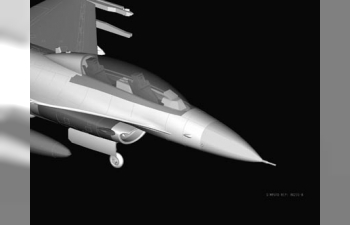 Сборная модель F-16B Fighting Falcon