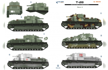 Декаль для T-28 Part II