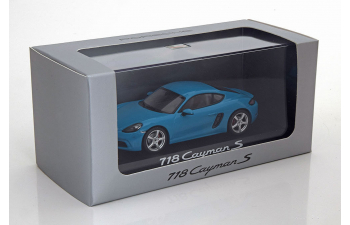 PORSCHE Cayman S 2016, light blue