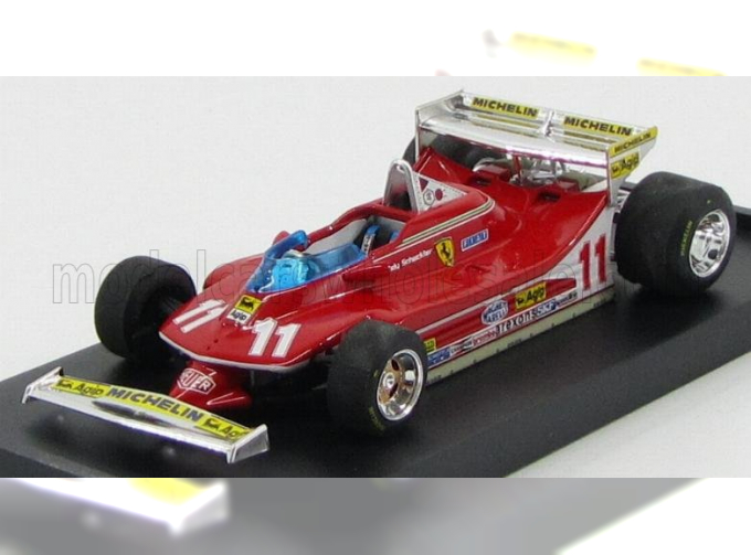 FERRARI F1 312t4 №11 Winner Gp Montecarlo Jody Scheckter (1979) World Champion, red