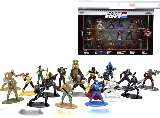 FIGURES Set 18 X G.i.joe Figures Nano Metalfigs, Various