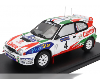 TOYOTA Corolla Wrc Castrol N4 Winner Rally China (1999) Didier Auriol - Denis Giraudet, White Red Green