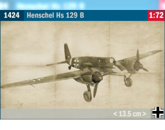 Сборная модель Henschel Hs 129 B