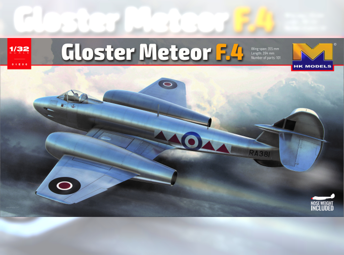 Сборная модель Gloster Meteor MK.4