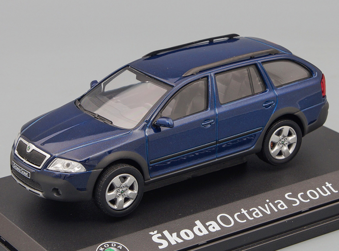 SKODA Octavia Combi Scout (2008), storm blue metallic