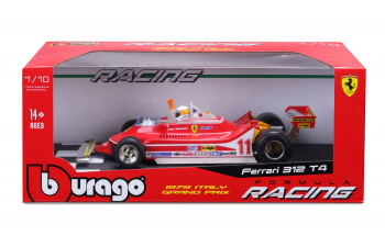 FERRARI F1 312t4 №11 Winner Gp Monza Jody Scheckter (with Pilot Figure) (1979) World Champion, Red