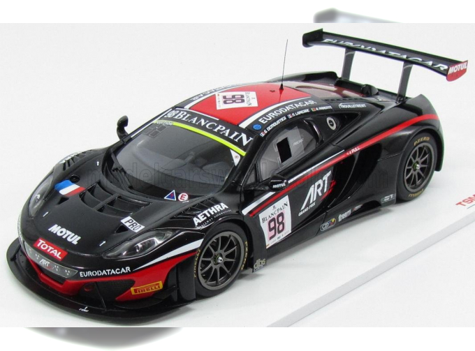 McLAREN Mp4-12c Team Art Grand Prix №98 24h Spa G.demoustier - N.lapierre - A.parente (2014), Black Red