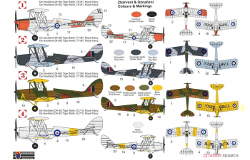 Сборная модель DH-82A Tiger Moth Mk.ll "Royal Navy"