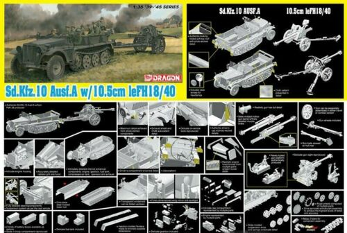 Сборная модель Sd.Kfz.10 Ausf.A + 10.5cm le.FH.18/40