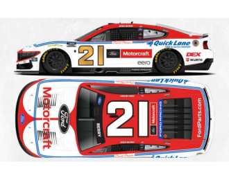 Ford Mustang #21 Josh Berry *Motorcaft 1976 50th Anniversary*, red/white 2026