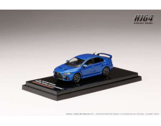 MITSUBISHI Lancer Evolution X Final Edition with engine display model, lightning blue mica