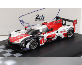 TOYOTA Gr010 3.5l V6 Twin Turbo Hybrid Team Gazoo Racing N7 Winner 24h Le Mans (2021) M.Conway - K.Kobayashi - J.M.Lopez, White Red