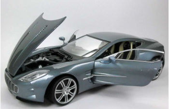 ASTON MARTIN One-77 (2009), blue grey-metallic