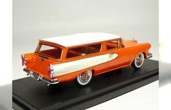 EDSEL Roundup two-door station wagon (1958), red/white