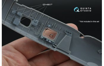 3D Декаль интерьера кабины Наблюдателя Fairey Barracuda (Trumpeter) (с 3D-печатными деталями)