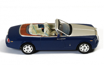 ROLLS-ROYCE Phantom Drophead Coupe (2007), blue / dark white interiors