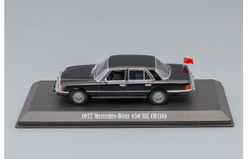 MERCEDES-BENZ 450 SEL (W116) (1977) Black (из к/ф "Рокки IV")