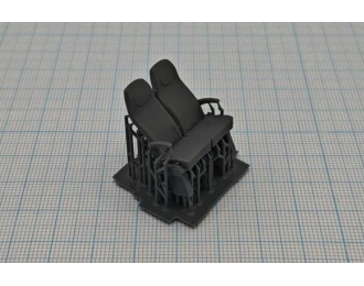 Сиденья пассажирские мягкие для автобусов, пара (тип 3)