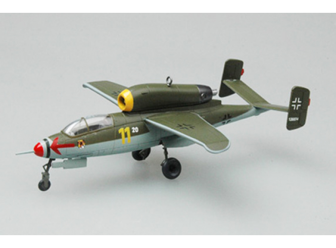 Heinkel He 162 Volksjager Display Model Luftwaffe 3./JG 1 Yellow 11 Germany May 1945