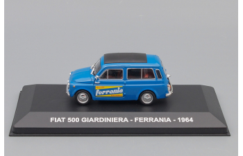 FIAT 500 Giardiniera "FERRANIA" (1964), blue / black