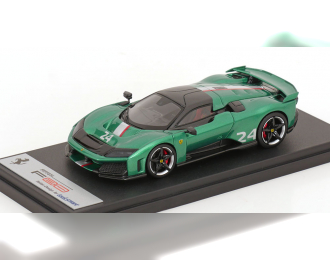 FERRARI F80 (2024), green metallic /silver red