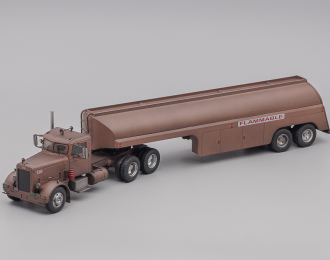 PETERBILT 281 с полуприцепом-цистерной 1955 Rust (из к/ф"Дуэль" 1971 дебют Стивена Спилберга)