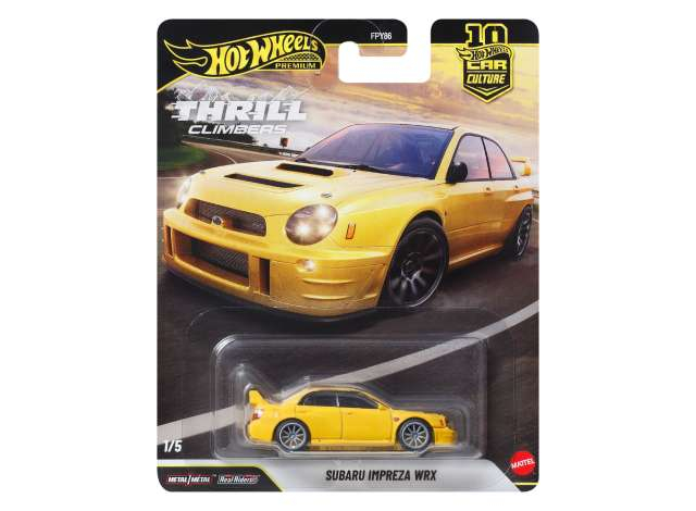 SUBARU Impreza WRX, yellow