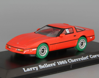 CHEVROLET Corvette C4 1985 машина Ларри Селлерса (из к/ф "Большой Лебовски"), red (зеленые колеса!)