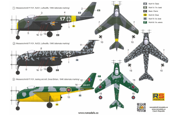Сборная модель Messerschmitt Me P.1101