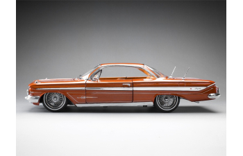 CHEVROLET Impala Cabriolet Hard top Lowrider (1961), orange