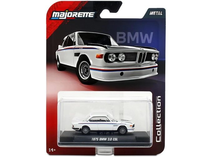 BMW 3.0 CSL (1975), white / decor