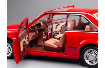 FORD Escort Mark III Ghia (1983), sunburst red 