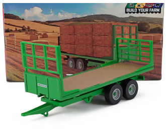 Прицеп для трактора, зеленый