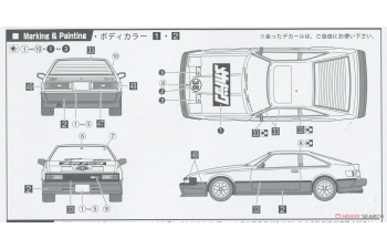 Сборная модель Yoroshiku Mecha-doc Celica XX 40th Anniversary Package Version