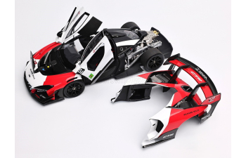 McLAREN Senna GTR №12 Racing (2021), white/red/black