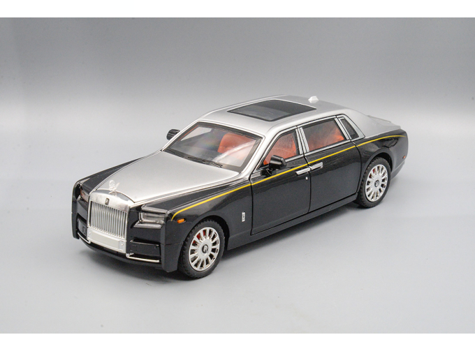 Rolls-Royce Phantom, чёрный/серебристый 