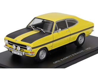 OPEL Kadett B Rallye 1970 - Con Vetrina - With Showcase, Yellow Black