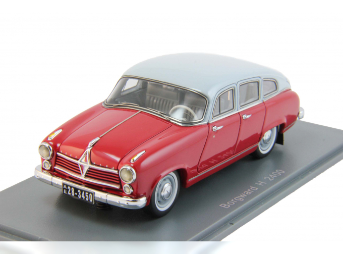 BORGWARD Hansa 2400 (1955), red / grey