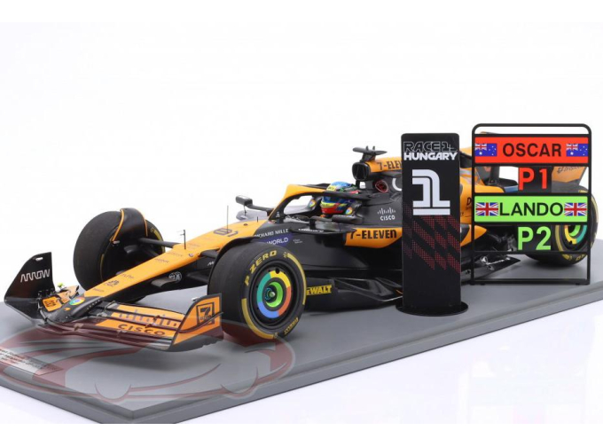 McLAREN MCL38 #81 First F1 Win Hungary GP Formula 1 Oscar Piastri (2024)