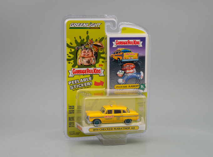CHECKER Motors Marathon A11 "GPK Taxi Co." 1970 (Unaware Aaron из к/ф "Малыши из мусорного бачка") (Greenlight!)