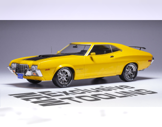 FORD Gran Torino Sport Coupe (1972), yellow/black