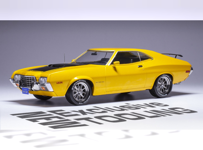 FORD Gran Torino Sport Coupe (1972), yellow/black