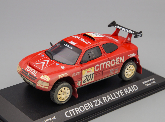 CITROEN ZX Winner Paris-Dakar Pierrre Lartigue - Michel Perin (1996), red