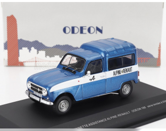 RENAULT R4 F4 Fourgonnette Van Alpine Renault Assistance (1975), Blue Met White